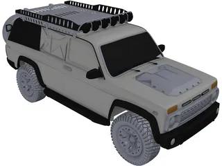 Lada Niva 2329 3D Model preview