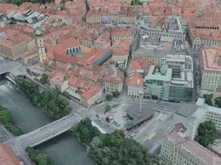 Graz City, Austria (2020) 3D Model preview