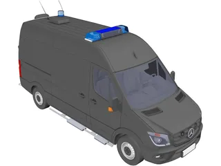 Mercedes-Benz Sprinter RTK7 3D Model preview