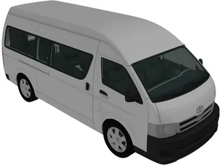 Toyota Hiace (2012) 3D Model preview