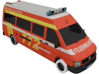 Feuerwehr ELW 3D Model preview