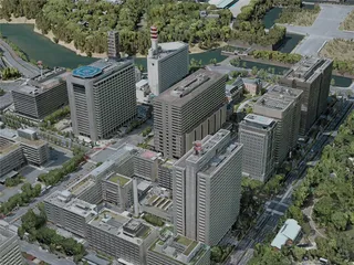 Tokyo City, Japan (2020) 3D Model preview