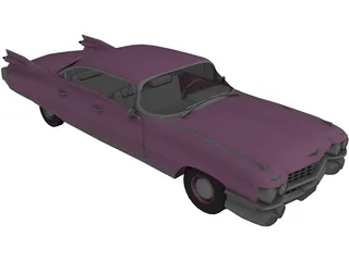 Cadillac Fleetwood Brougham (1959) 3D Model preview