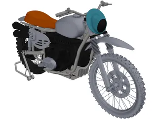 Ural Enduro 3D Model preview