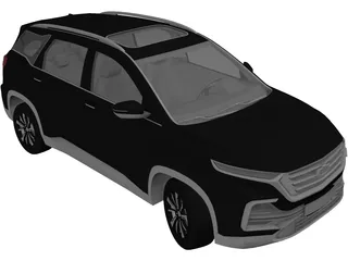 Chevrolet Captiva Premium (2021) 3D Model preview