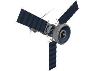 Satellite 3D Model preview