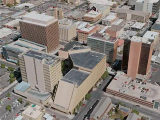 Albuquerque City, USA (2020) 3D Model preview