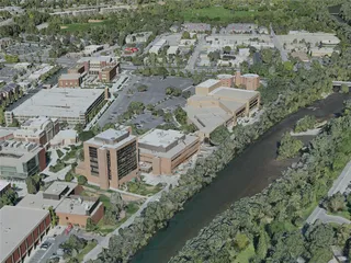 Boise City, USA (2020) 3D Model preview