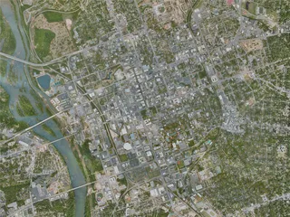 Columbia City, SC, USA (2020) 3D Model preview