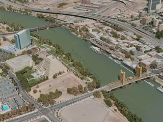 Sacramento City, USA (2020) 3D Model preview