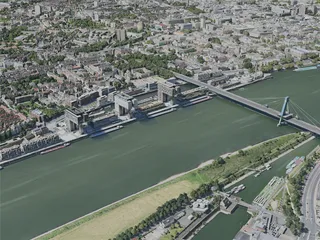 Cologne City, Germany (2020) 3D Model preview