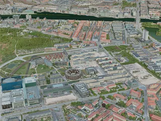Copenhagen City, Denmark (2020) 3D Model preview