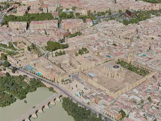 Cordoba City, Spain (2020) 3D Model preview