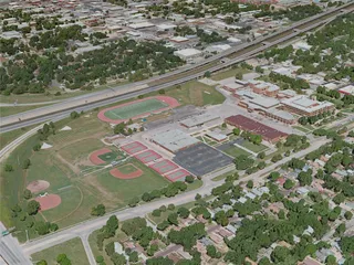 Wichita City, USA (2020) 3D Model preview