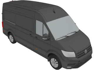Volkswagen Crafter (2017) 3D Model preview