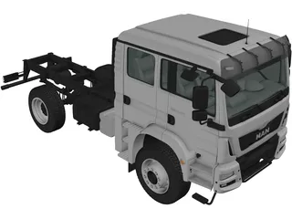 MAN TGM (2008) 3D Model preview