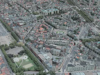 Antwerp City, Belgium (2020) 3D Model preview