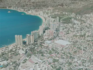 Acapulco City, Mexico (2020) 3D Model preview