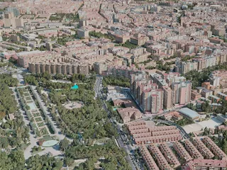 Zaragoza City, Spain (2020) 3D Model preview
