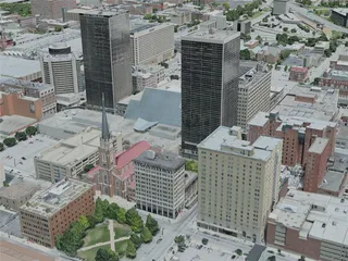 Louisville City, USA (2020) 3D Model preview