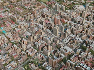 Johannesburg City, South Africa (2020) 3D Model preview