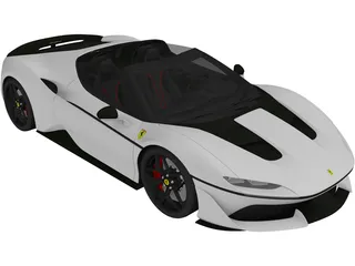 Ferrari J50 (2017) 3D Model preview