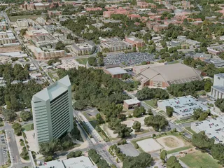 Tallahassee City, USA (2020) 3D Model preview