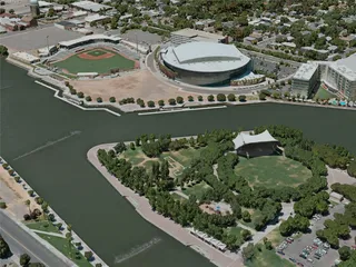 Stockton City, USA (2020) 3D Model preview