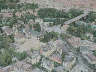Bern City, Switzerland (2020) 3D Model preview