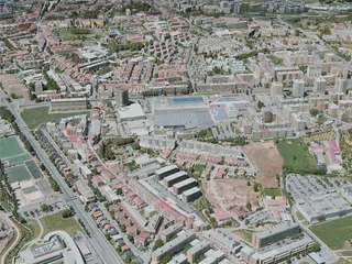 Braga City, Portugal (2020) 3D Model preview
