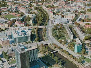 Brno City, Czechia (2020) 3D Model preview