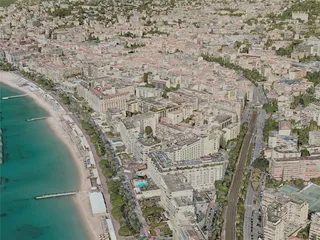 Cannes City, France (2020) 3D Model preview