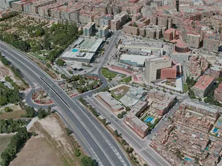 Granada City, Spain (2020) 3D Model preview