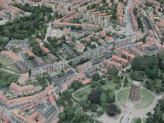 Helsingborg City, Sweden (2020) 3D Model preview