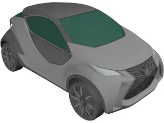 Lexus LF-SA Concept 3D Model preview