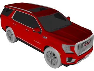 GMC Yukon Denali (2021) 3D Model preview