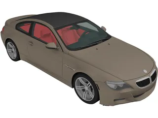 BMW M6 (2010) 3D Model preview