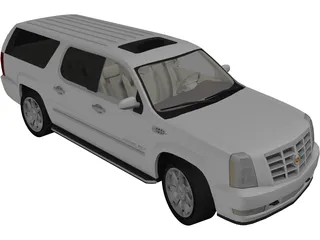 Cadillac Escalade ESV (2008) 3D Model preview