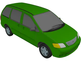 Mazda MPV (2000) 3D Model preview