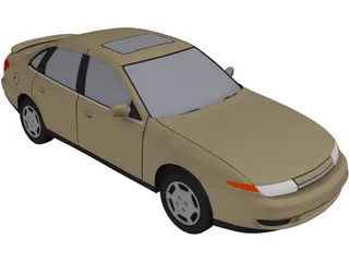 Saturn LS (2000) 3D Model preview