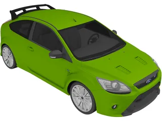 Ford Focus RS (2009) 3D Model preview