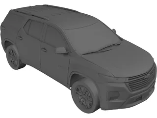 Chevrolet Traverse High Country (2020) 3D Model preview