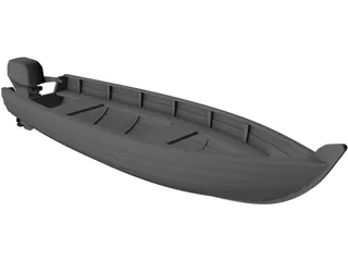 Boat 3D Model preview