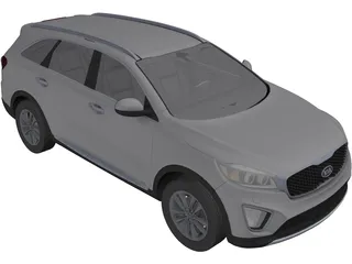 Kia Sorento (2014) 3D Model preview