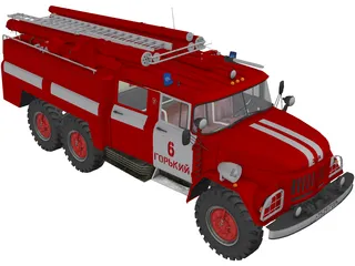 ZIL 131 AC40 (1970) 3D Model preview