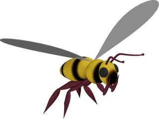 Bee 3D Model preview