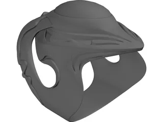 Silver Ring 3D Model preview