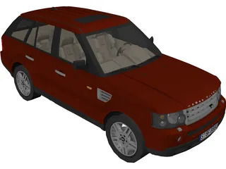 Range Rover Sport 3D Model preview