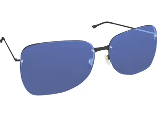 Glasses 3D Model preview