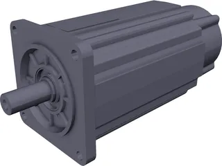 Bosch Rexroth Servo 3D Model preview